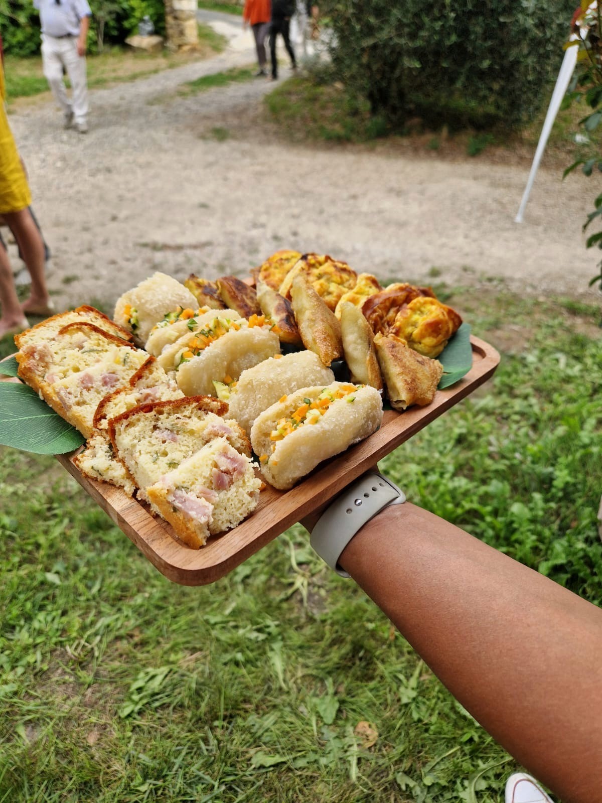 Plateau servi pendant une prestation AV SIMOES à Saint-Rabier